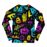 Neon Monster Mash Kids Rash Vest - Image 2