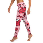 Valentine's Doodles Women's Leggings - Everyday Romance - Image 3