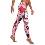 Valentine's Doodles Women's Leggings - Everyday Romance - Image 4
