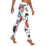 Interstellar Love Women's Leggings - Valentine's Doodles Collection - Image 4