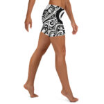 Floral Heart Doodle Women's Shorts - Chic Valentine's Day Comfort Wear - Image 4