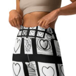 Valentine's Doodle Heart Harmony Yoga Leggings - Image 3