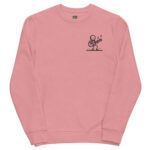 Whimsical Guitar Player Doodle Eco Sweatshirt - Image 4
