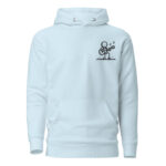 Whimsical Guitar Player Doodle Hoodie - Image 4