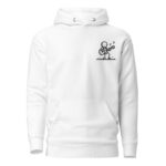 Whimsical Guitar Player Doodle Hoodie - Image 5