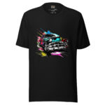 Chromatic Cruiser - Vintage Car Enthusiast Tee - Image 2