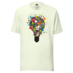 Vibrant Creativity Bulb Doodle – Ignite Ideas Tee - Image 6