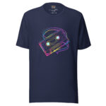 Retro Groove - Neon Cassette Nostalgia Tee - Image 3