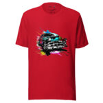 Chromatic Cruiser - Vintage Car Enthusiast Tee - Image 3