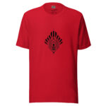 Art Deco Majesty Doodle Outline Tee with Architectural Elegance - Image 3