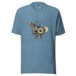 Classic Film Reel Doodle Design Cinemaphile Tee - Image 3