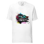 Chromatic Cruiser - Vintage Car Enthusiast Tee - Image 7