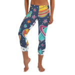 Cosmic Confectionery Birthday Capri Leggings - Image 2
