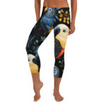 Sunset Canopy Capri Leggings - Parrot Ensemble - Image 2