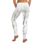 Vibrant Easter Egg Dance and Bunny Scribble Full-Length Leggings - Image 2