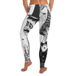 Melancholic Celebration Scribble Full-Length Leggings - Image 2