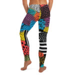 Kaleidoscope Doodle Leggings - A Spectrum of Playfulness - Image 8