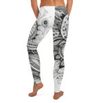 Zentangle Full-Length Leggings - Intricate Elegance Unveiled - Image 2