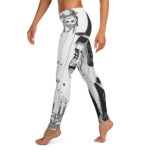 Melancholic Celebration Scribble Full-Length Leggings - Image 3