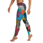Kaleidoscope Doodle Leggings - A Spectrum of Playfulness - Image 2