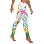 Enchanted Floral Cross Full-Length Leggings - Image 4