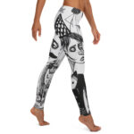 Melancholic Celebration Scribble Full-Length Leggings - Image 4
