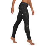 Celestial Birthday Scribble Full-Length Leggings - Image 4