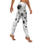 Void Vortex Collection Full-Length Leggings - Monochrome Whirl - Image 4