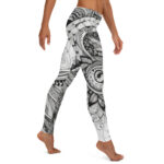 Zentangle Full-Length Leggings - Intricate Elegance Unveiled - Image 4