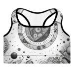 Zentangle Padded Sports Bra - Stellar Support