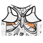 Nature's Doodle Sports Bra - Butterfly's Delicate Strength - Image 2