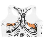 Nature's Doodle Sports Bra - Butterfly's Delicate Strength - Image 4