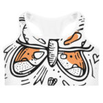Nature's Doodle Sports Bra - Butterfly's Delicate Strength - Image 3