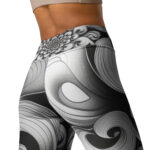 Vortex Harmony Yoga Leggings - Spiral Serenity - Image 4