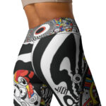 Psychedelic Swirl Doodle Yoga Leggings - Eye of Imagination - Image 4