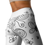 Whispers of Nature Yoga Leggings - Serene Stretch - Image 4
