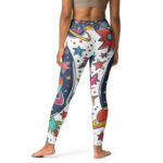 Interstellar Festivity Birthday Yoga Leggings - Image 2
