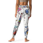 Party Pop Doodle Yoga Leggings - Image 2