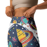Interstellar Festivity Birthday Yoga Leggings - Image 3