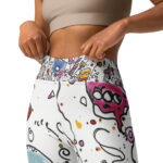 Party Pop Doodle Yoga Leggings - Image 3