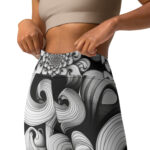 Vortex Harmony Yoga Leggings - Spiral Serenity - Image 3