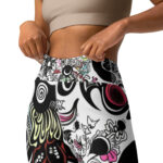 Cosmic Doodle Yoga Leggings - Zen Doodle Design - Image 3