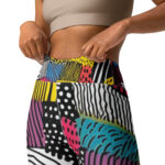 Kaleidoscope Doodle Yoga Leggings - Stretch in Style - Image 3