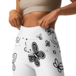 Whispers of Nature Yoga Leggings - Serene Stretch - Image 3