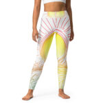 Sunrise Glory Doodle Yoga Leggings