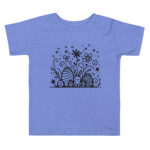 Easter Doodle Delight T-Shirt - Enchanted Garden Fantasy - Image 2