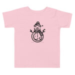 Winter Wonderland T-Shirt - Joyful Snowman Doodle - Image 3