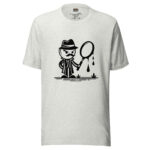 Detective Tales T-Shirt - Mystery Sleuth Doodle - Image 5