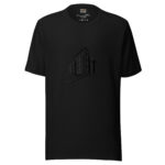 Structural Contour Doodle – Sleek Urban Tee - Image 2