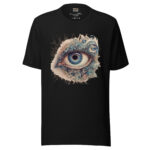 Abstract Eye Swirl Doodle – Artistic Insight Tee - Image 2